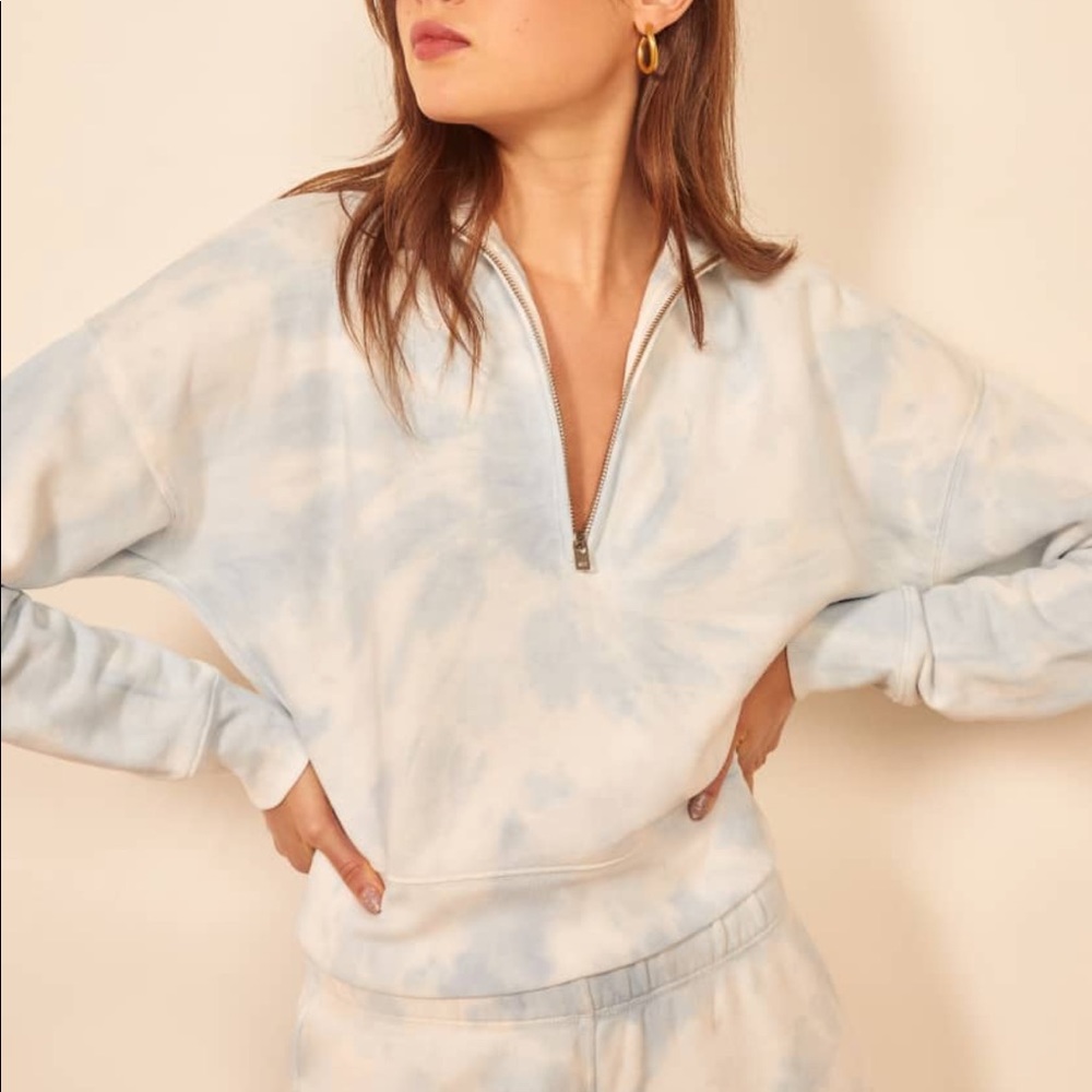 Reformation Marla Zip Sweatshirt